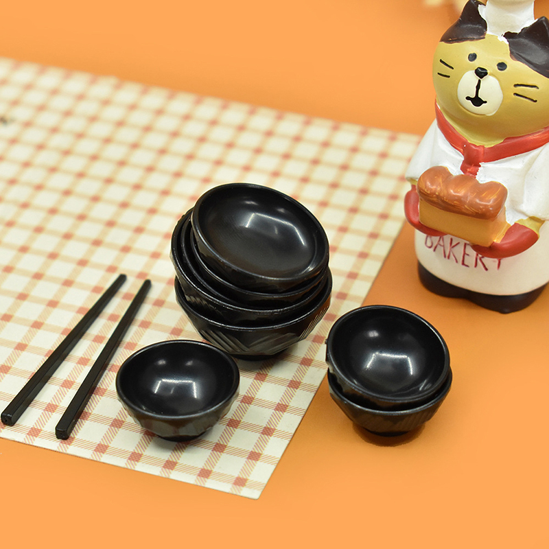 Kids Toys Kitchen Set - 1:6 1:12 인형 집 미니어처 디너