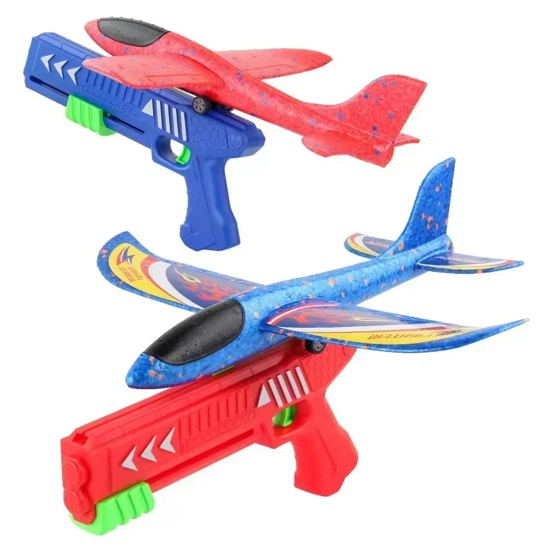Catapult Launcher Toy - 어린이용 폼 비행기 장난감 총 발사기,