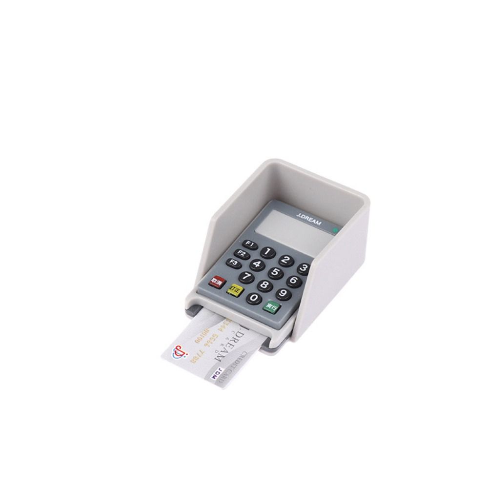 Toy Cash Register - 1:6/1:12 스케일 인형의 집 POS 기계