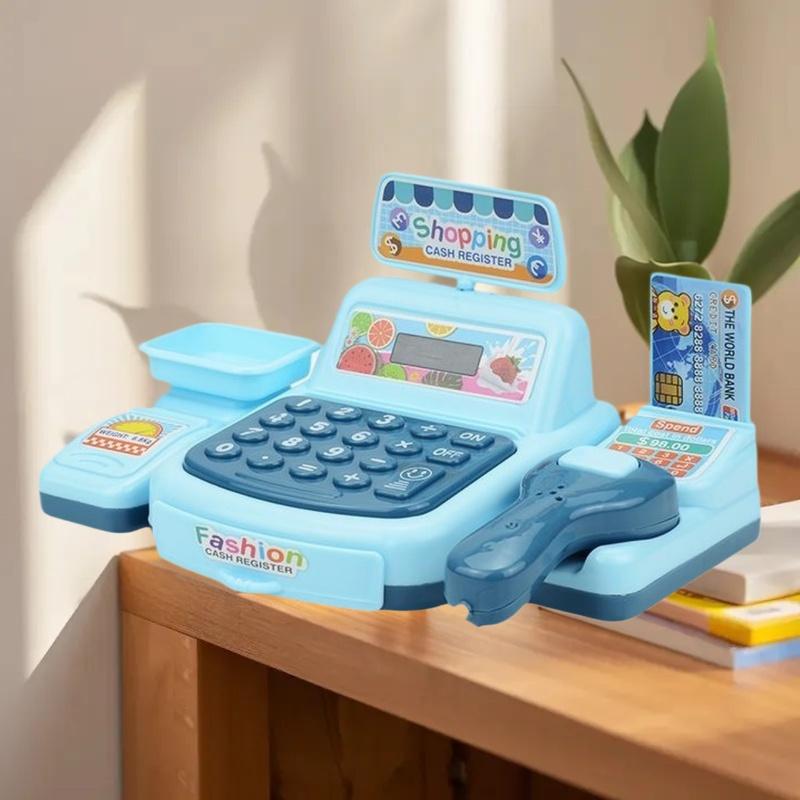 1세트 슈퍼마켓 계산원 전자 게임 조명 및 음향 효과  - Toy Cash Register 리뷰 및 가격