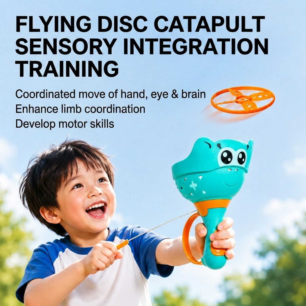 Mquduo 플라잉 디스크 새총 발사기 장난감, 어린이 - Catapult Launcher Toy 리뷰 및 가격