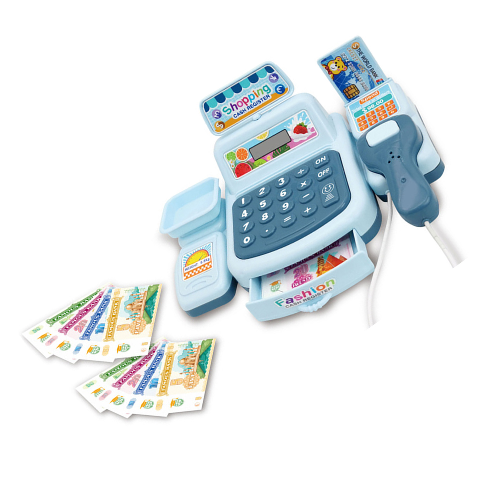현금 등록기 놀이 세트, 슈퍼마켓 계산대 장난감, 어린 - Toy Cash Register 리뷰 및 가격