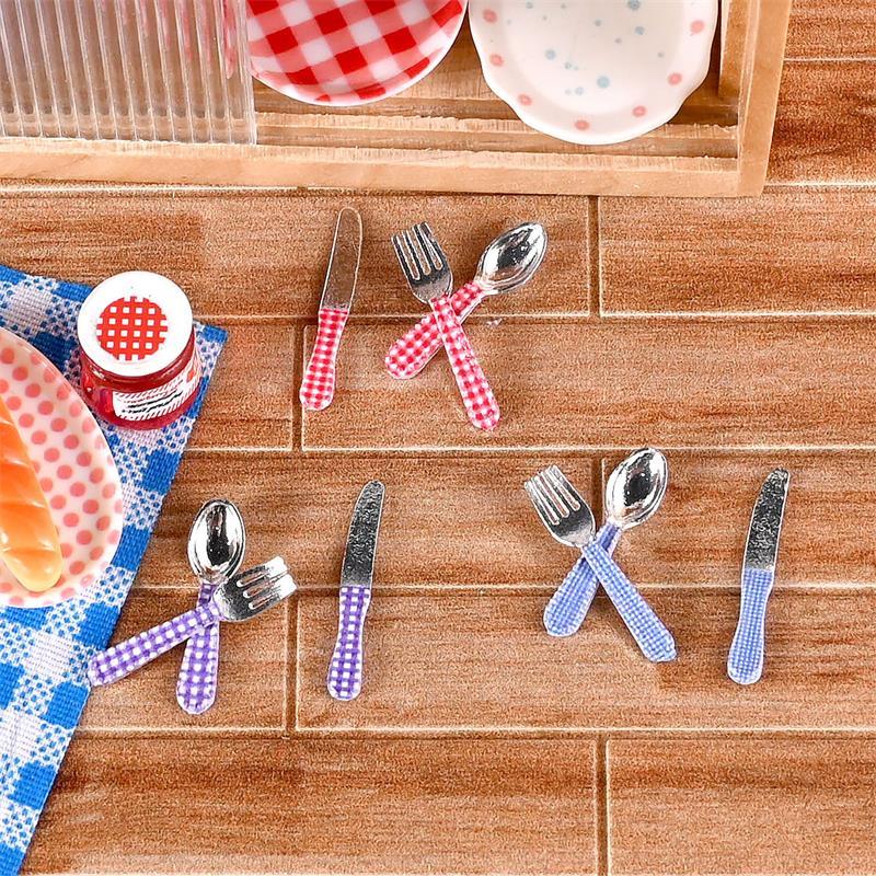 3종 세트 인형의 집 미니어처 주방 장난감 체크무늬 합 - Kids Toys Kitchen Set 리뷰 및 가격