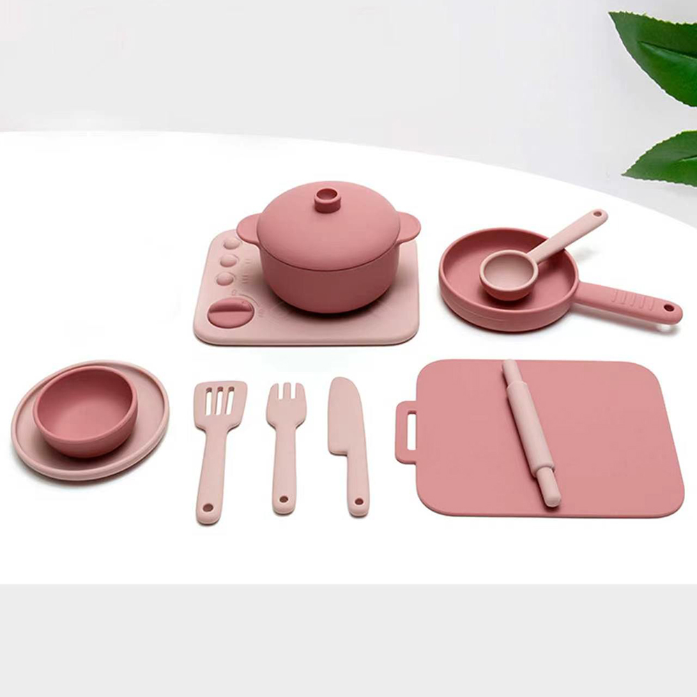 어린이용 역할 놀이 주방 장난감 12개 세트, 실리콘  - Kids Toys Kitchen Set 리뷰 및 가격