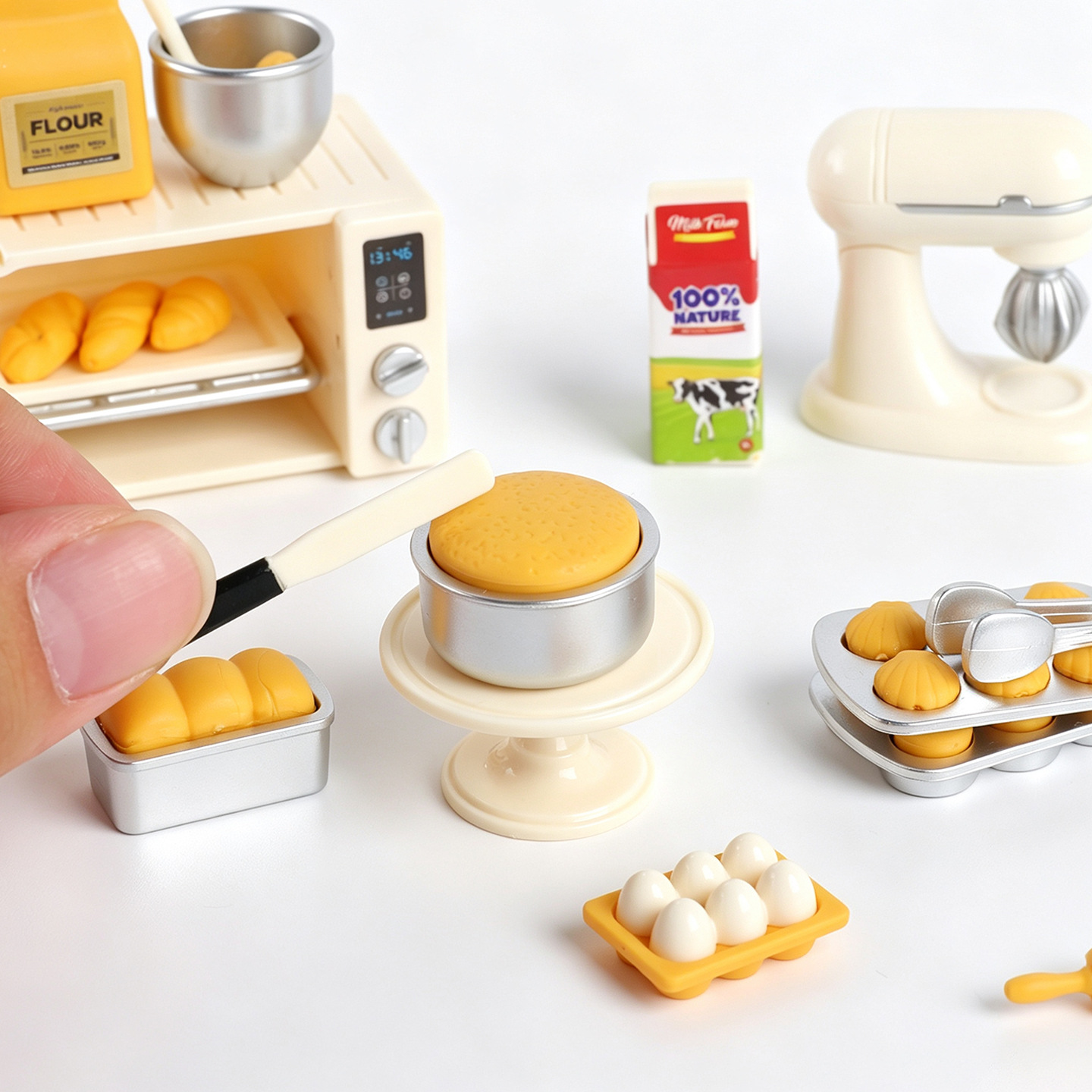 미니 베이킹 놀이 세트: 인형집 주방, 미니어처 오븐  - Kids Toys Kitchen Set 리뷰 및 가격