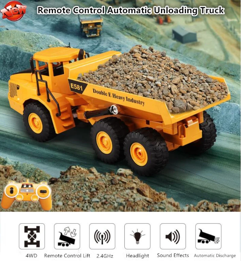 무선 조종 덤프트럭 RC, 1:20 스케일, 2.4GH - Kids Toys Under 50 리뷰 및 가격